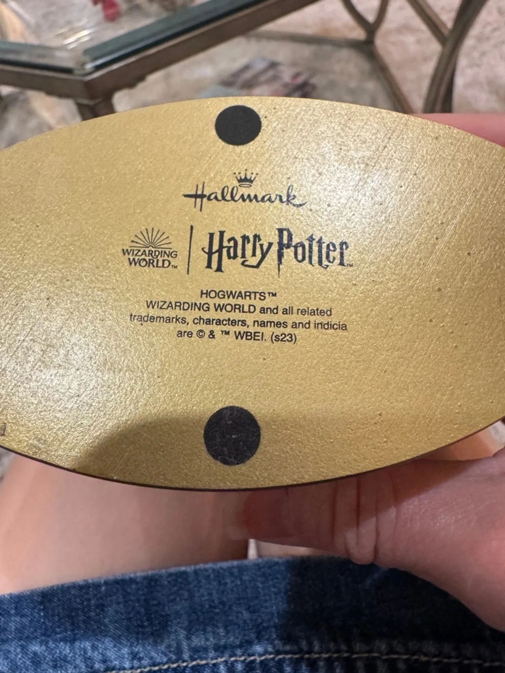 Harry Potter Hogworts perpetual calendar